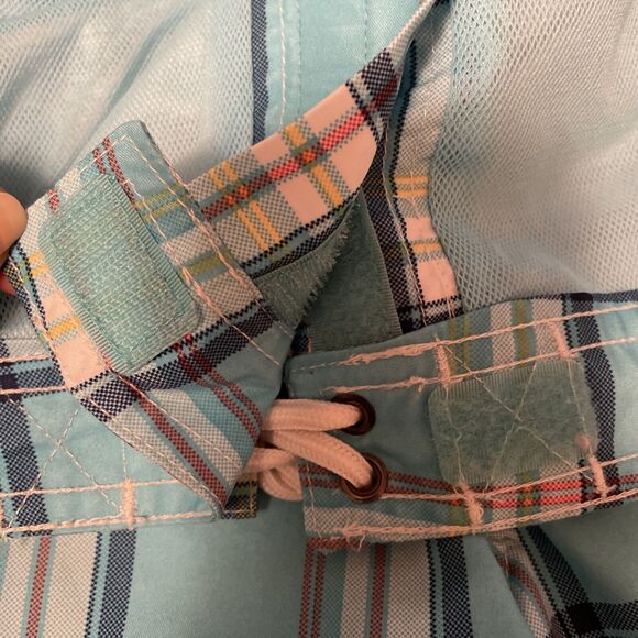 Chaps Laguna Blu Mens XXL Board Shorts Swim Trunks Drawstring Pockets - Picture 7 of 12